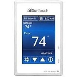 White Touchscreen Thermostat